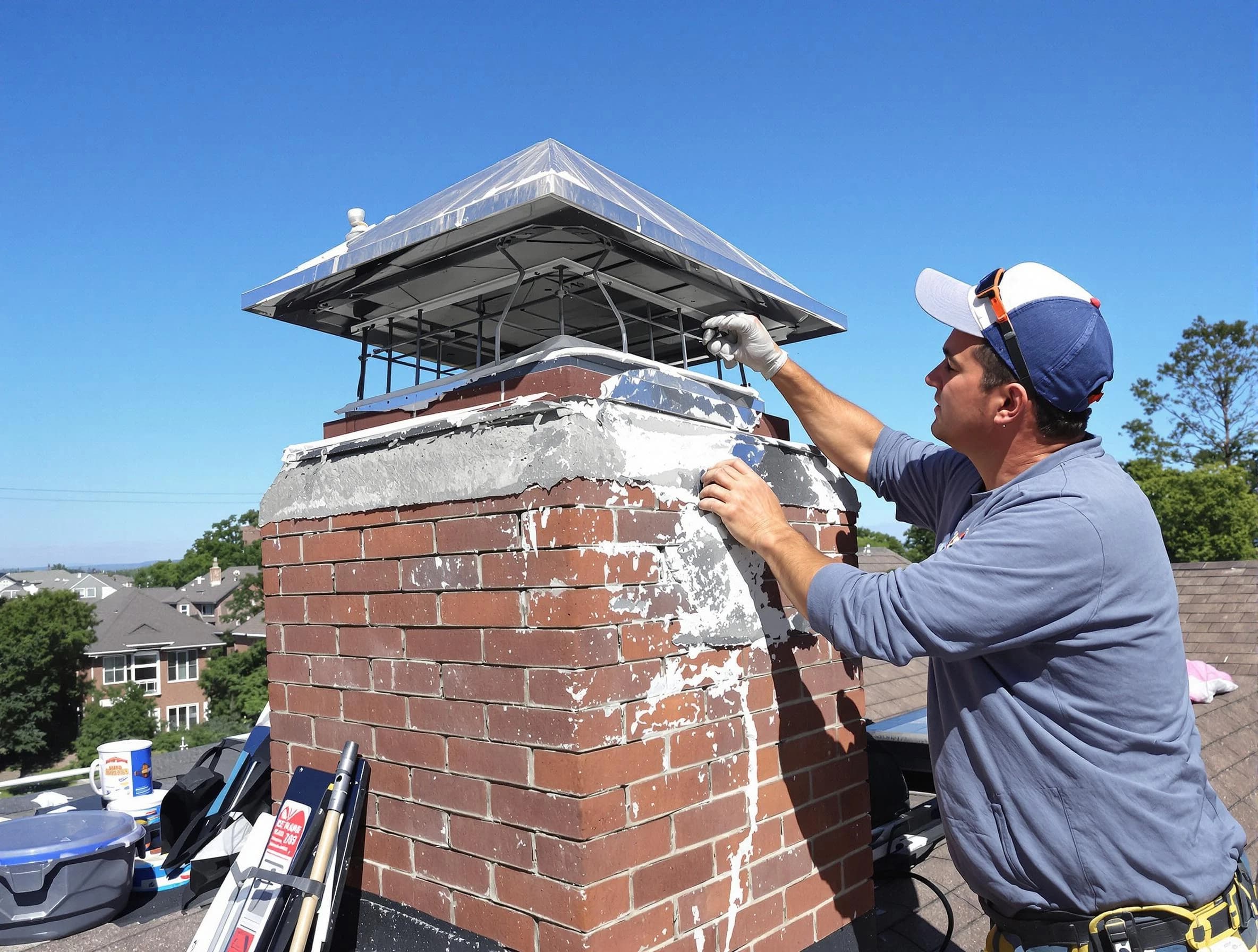 Chimney Crown Services service in Natick, MA